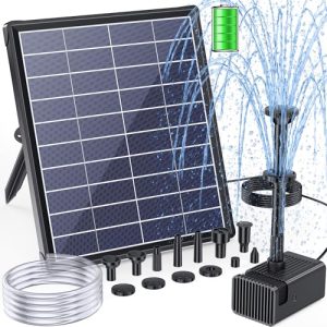 Best Solar Water Fountain Pump With Battery Backup
