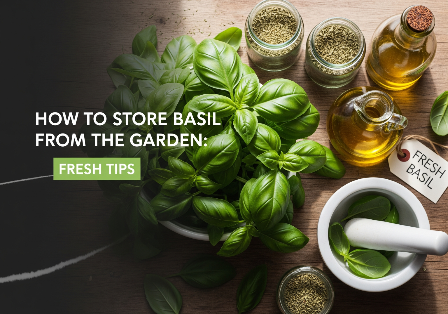 How to Store Basil from the Garden: Fresh Tips - Garden