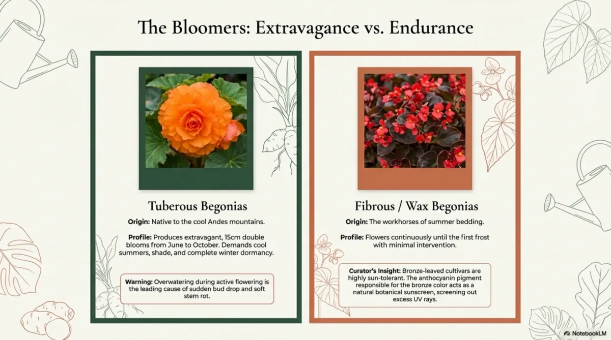 begonia types comparison