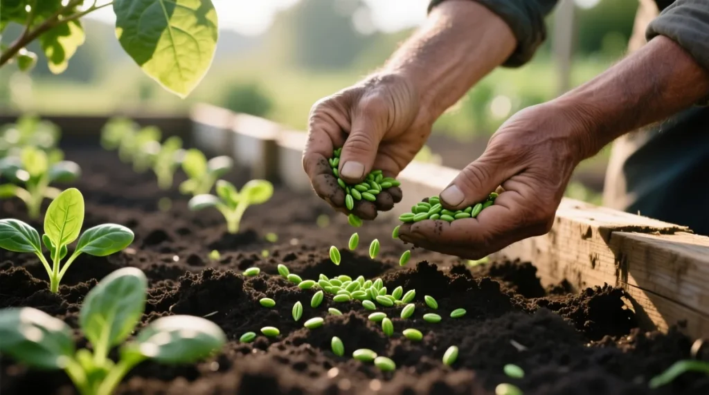 growing spinach from seed