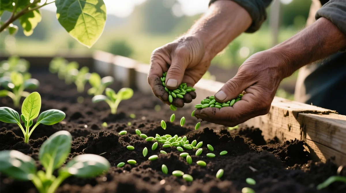 growing spinach from seed