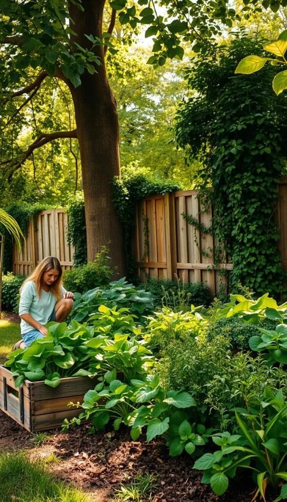growing vegetables part shade