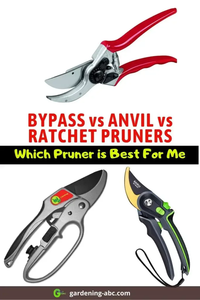 hand pruners bypass vs anvil
