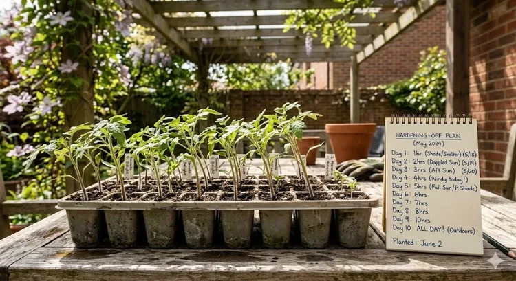 harden off seedlings
