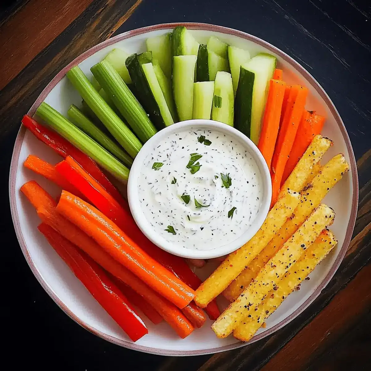 healthy veggie dip