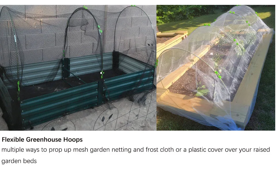 Hoops (wire, PVC, metal)