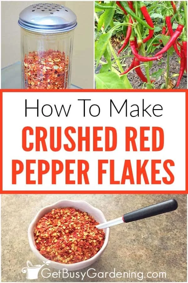 making crushed red pepper