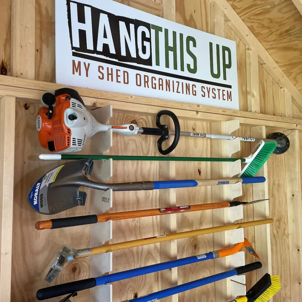 organizing garden tools