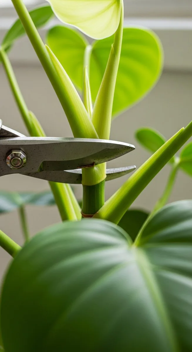 philodendron birkin reversion pruning