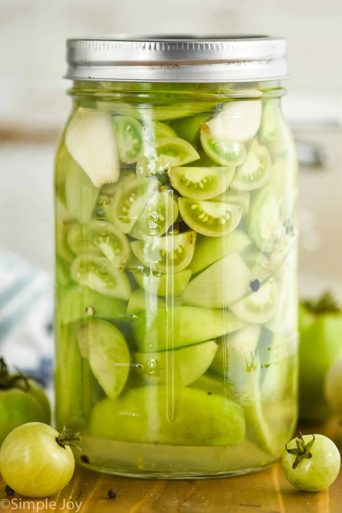 pickled green tomatoes