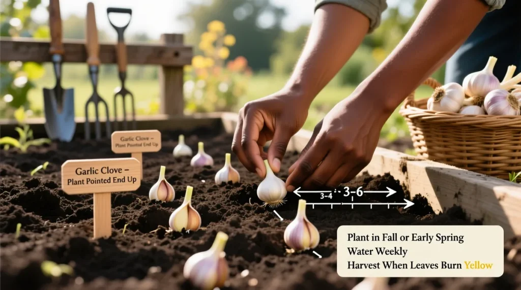 plant garlic