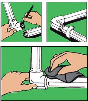 PVC pipe assembly