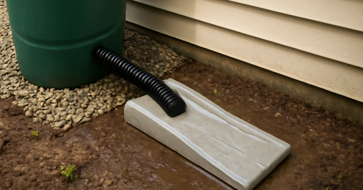 rain barrel overflow