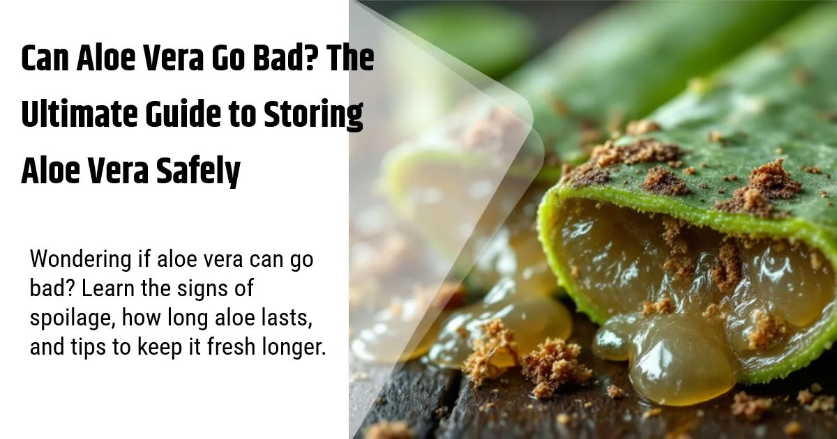 storing aloe vera