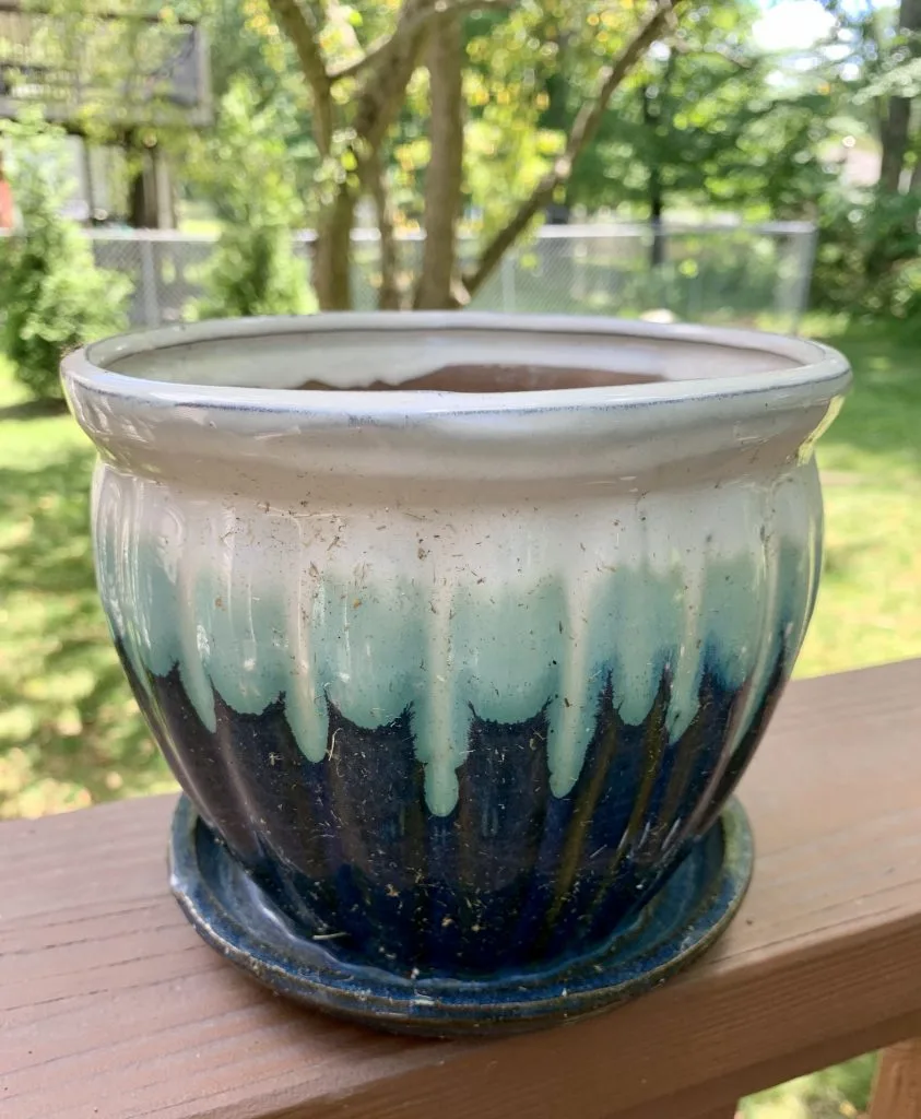 terracotta plastic glazed pot comparison