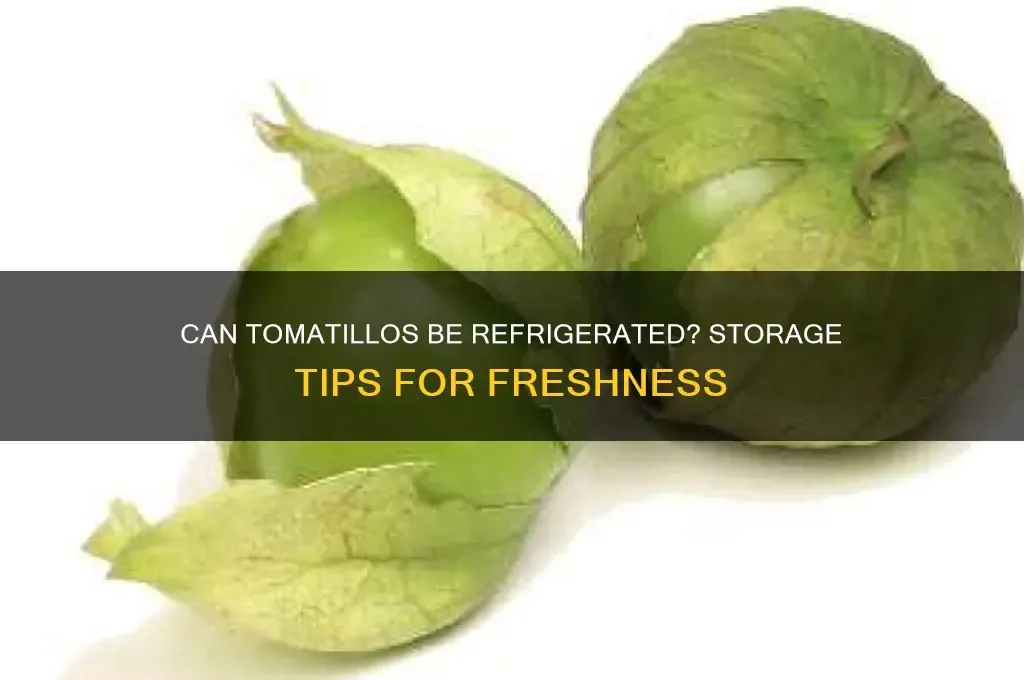 tomatillo storage tips