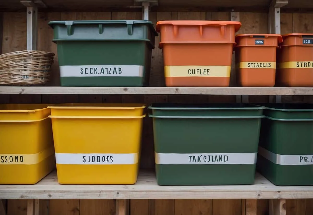 tool storage bins